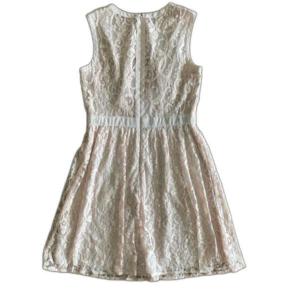 Gianni Bini Cream Lace Sleeveless Dress Women's 6 - Picture 2 of 12